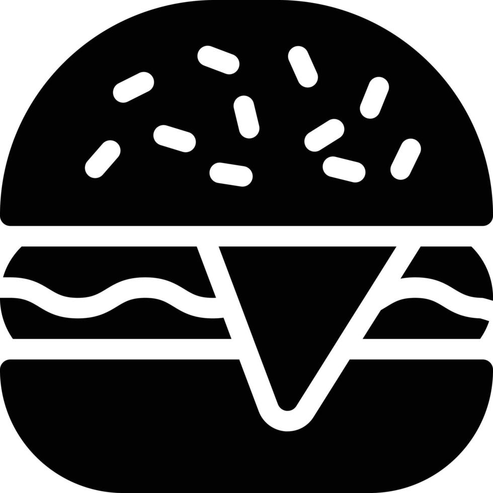 ilustración de vector de hamburguesa en un fondo. símbolos de calidad premium. iconos vectoriales para concepto y diseño gráfico.