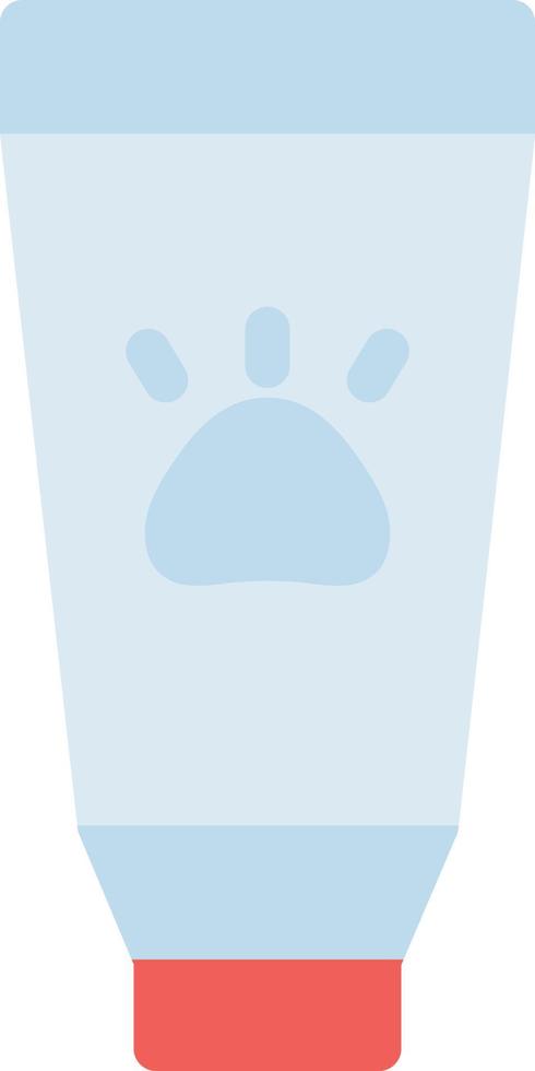 paw cream vector illustration on a background.Premium quality symbols.vector icons for concept and graphic design.