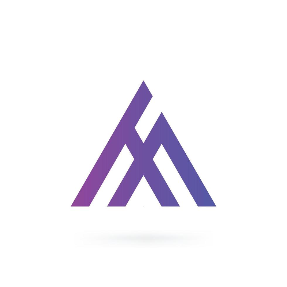 HF Letter Creative Modern Logo Design Icon Vector Template