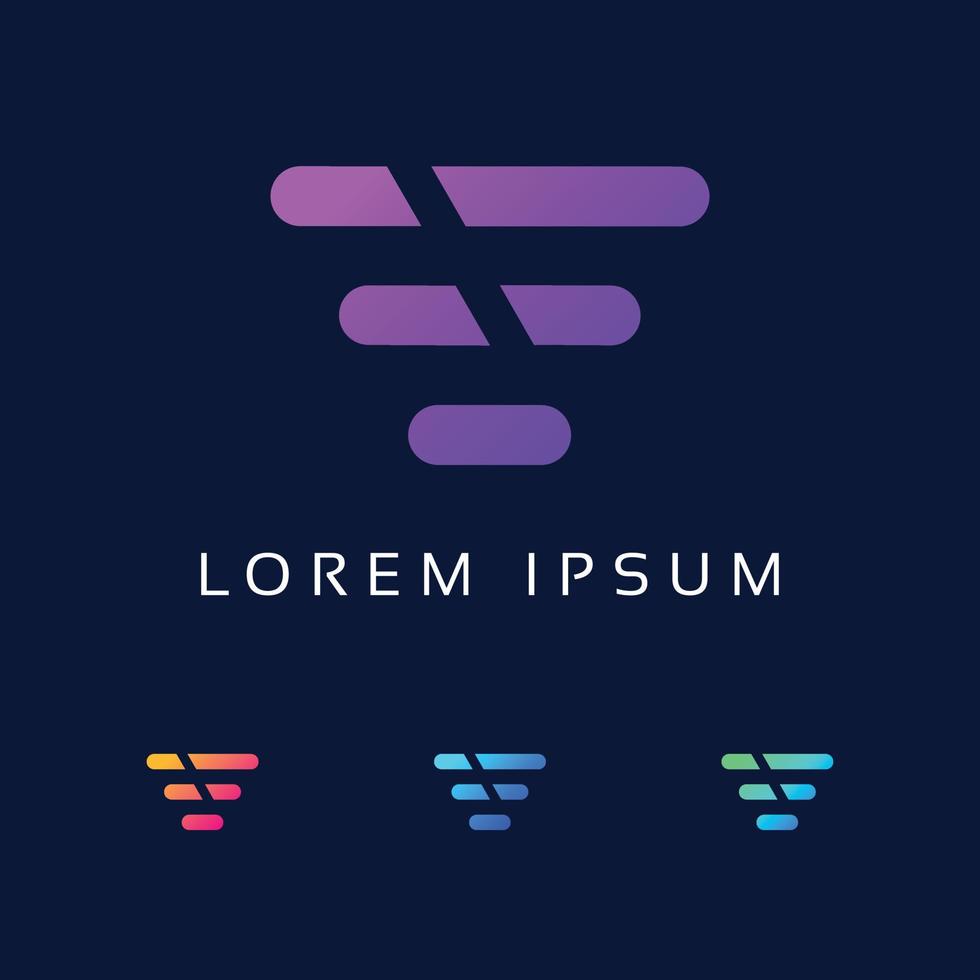 EF Letter Logo finance and Business concept, financial advisers, Icon Vector Template elements, Modern, Corporate, Unique, triangle shape