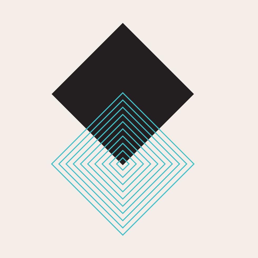 resumen silueta minimalista gráfico boho contorno decoración símbolo elemento icono cartel plantilla vector