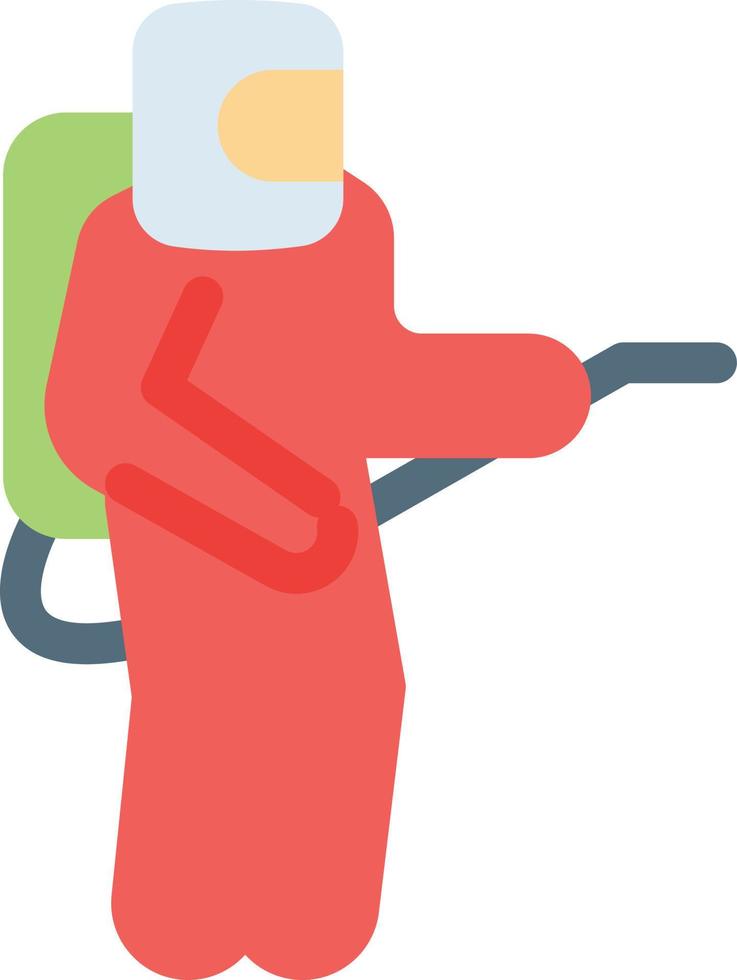 spray man vector illustration on a background.Premium quality symbols.vector icons for concept and graphic design.