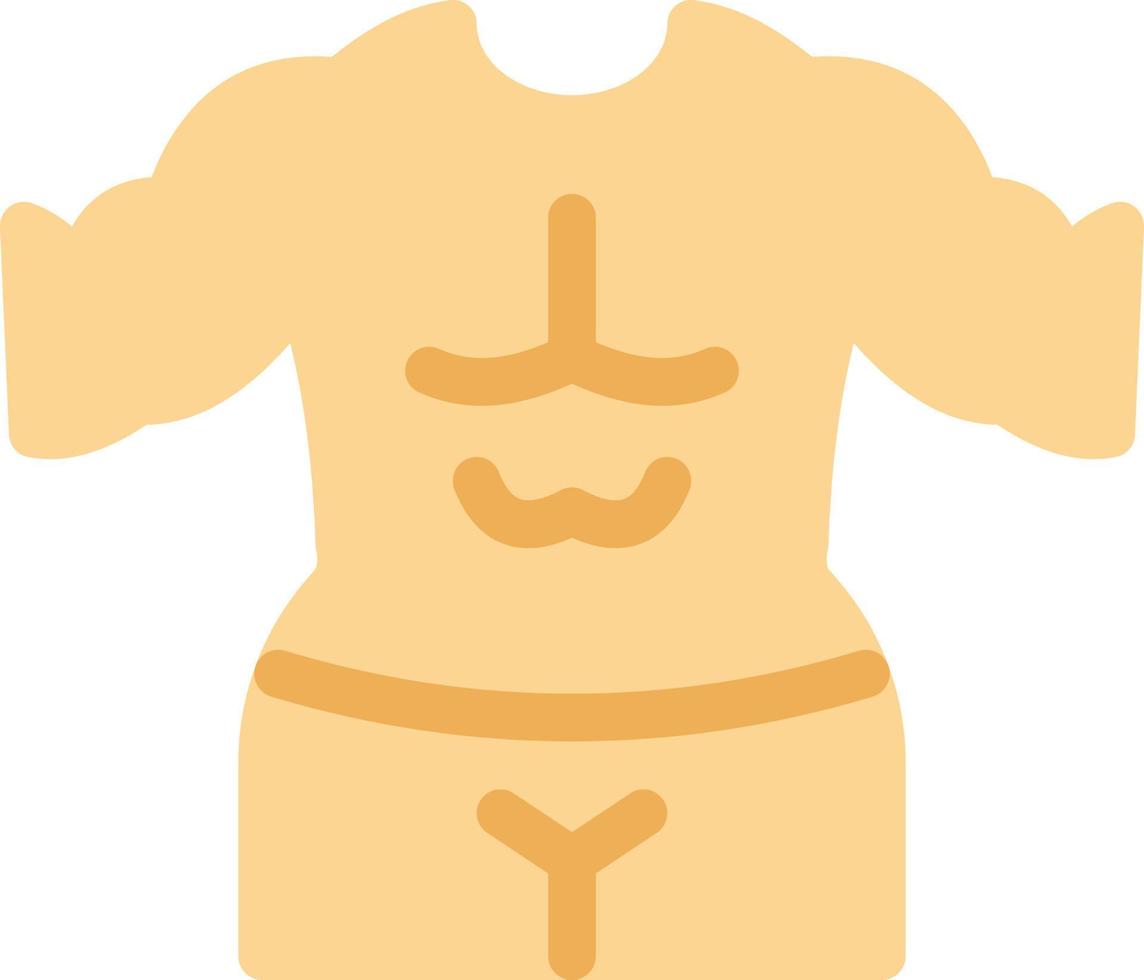 ilustración de vector de cuerpo en un fondo. símbolos de calidad premium. iconos vectoriales para concepto y diseño gráfico.