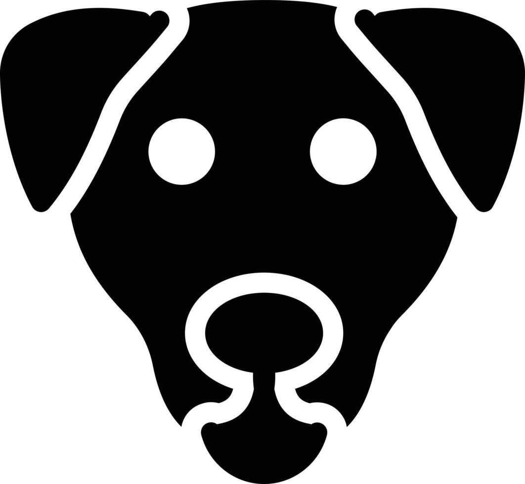 Ilustración de vector de perro en un fondo. Símbolos de calidad premium. Iconos vectoriales para concepto y diseño gráfico.