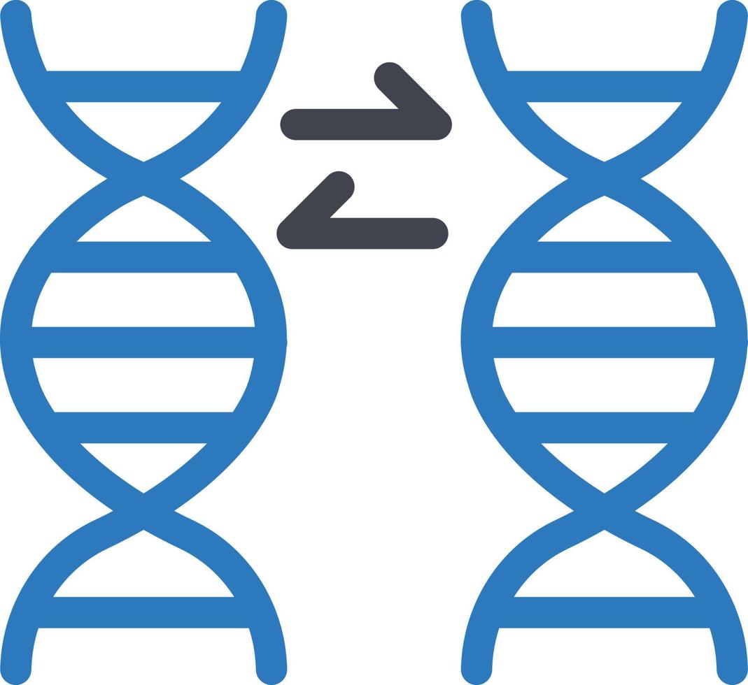 Ilustración de vector de transferencia de ADN en un fondo. Símbolos de calidad premium. Iconos vectoriales para concepto y diseño gráfico.