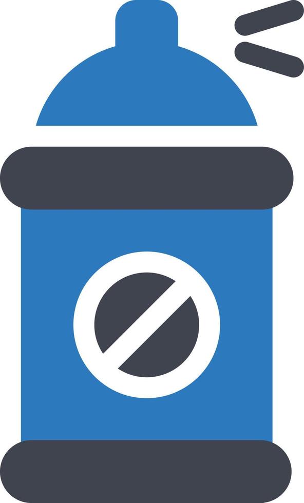 ilustración de vector de botella antibacteriana en un fondo. símbolos de calidad premium. iconos vectoriales para concepto y diseño gráfico.