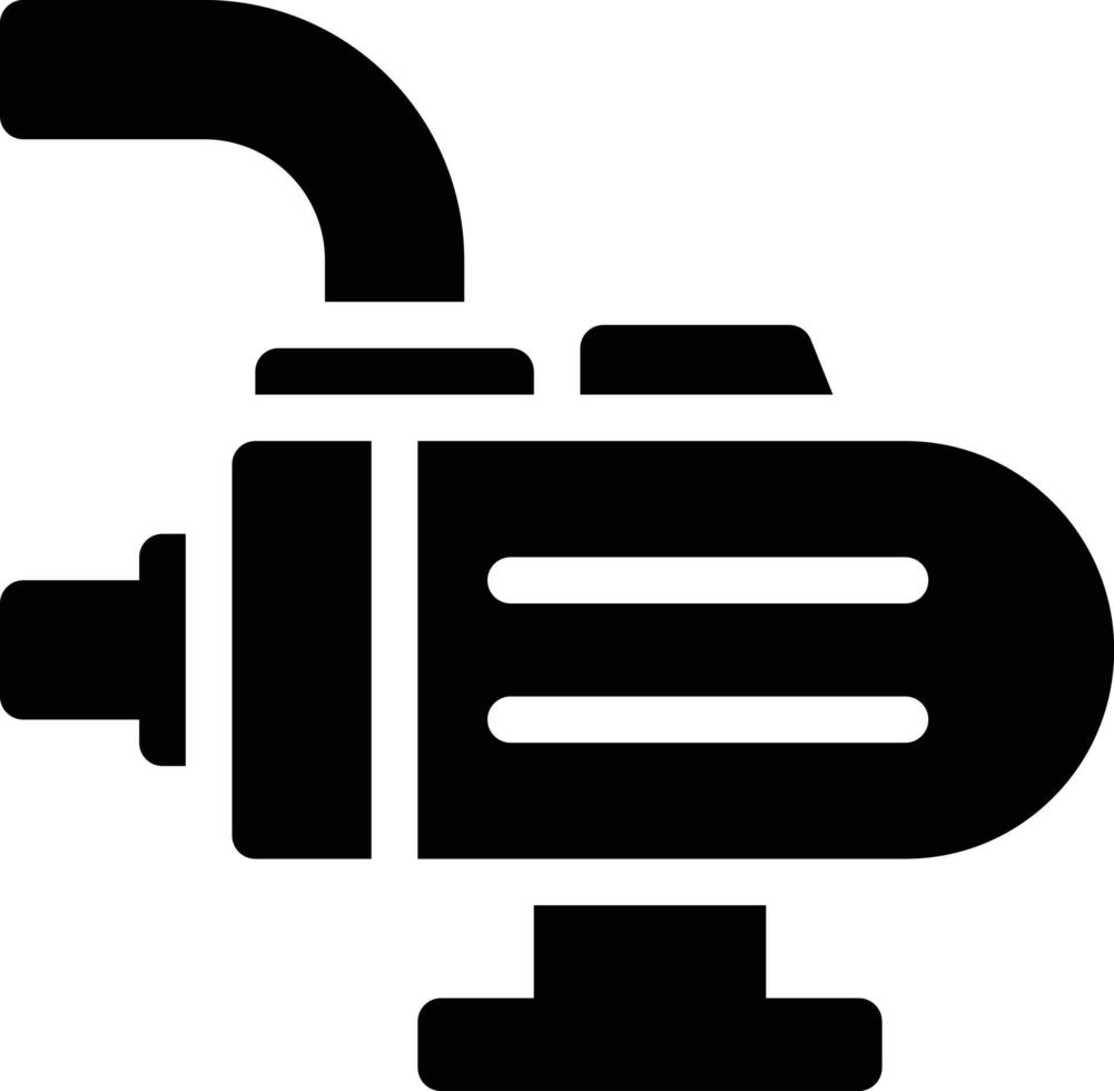ilustración de vector de bomba de agua en un fondo. símbolos de calidad premium. iconos vectoriales para concepto y diseño gráfico.