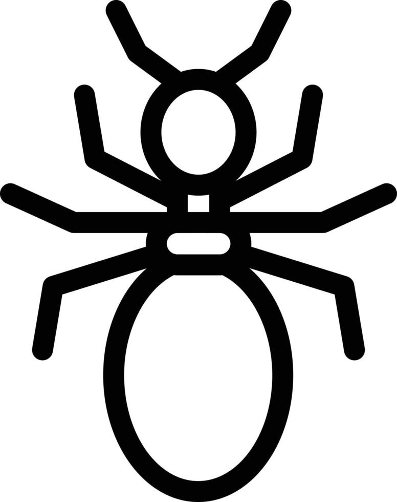 ilustración de vector de hormiga en un fondo. símbolos de calidad premium. iconos vectoriales para concepto y diseño gráfico.