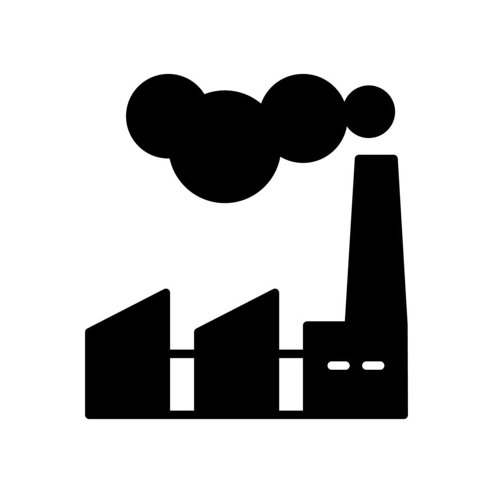 Illustration Vector Graphic of Factory Icon