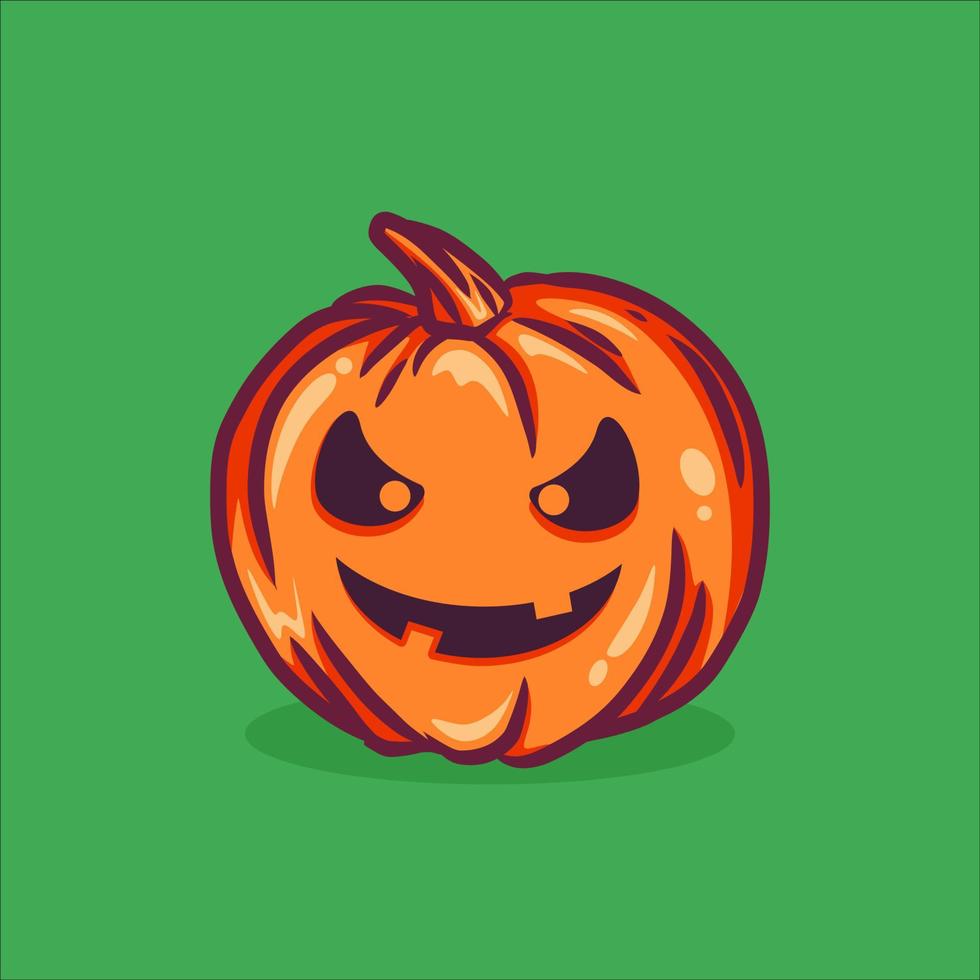pumpkin icon isolated Vector illustration hand drawing Vector