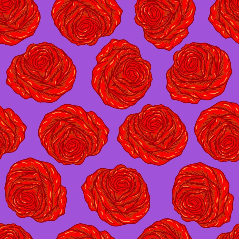 Rose pattern Vector Art Stock Images