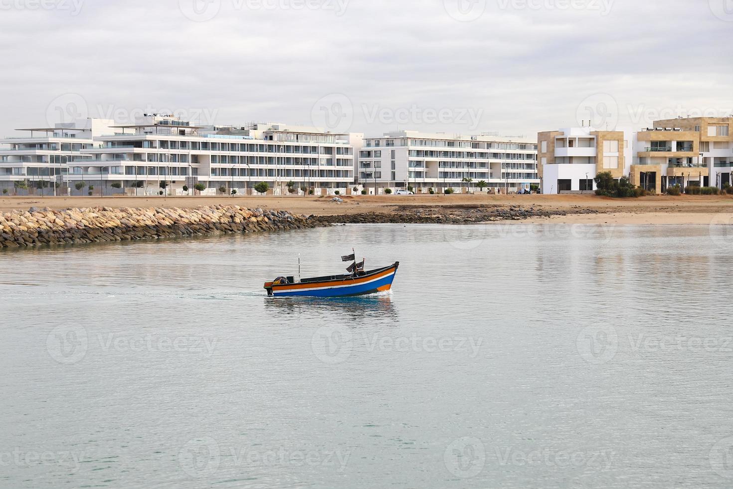 Fisher Boat in Rabat, Morocco photo