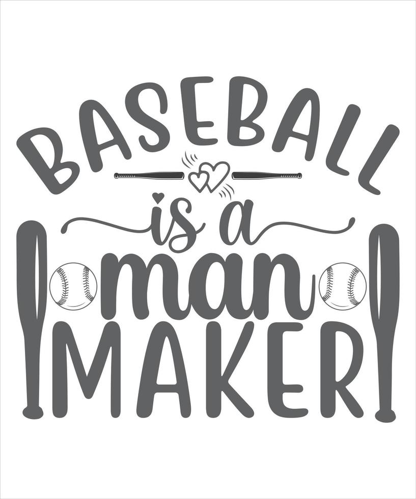 Baseball  t shirt design. vector