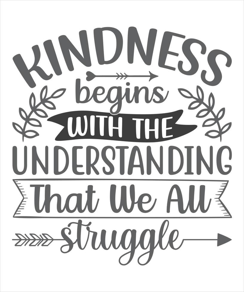 Be kind t shirt design vector