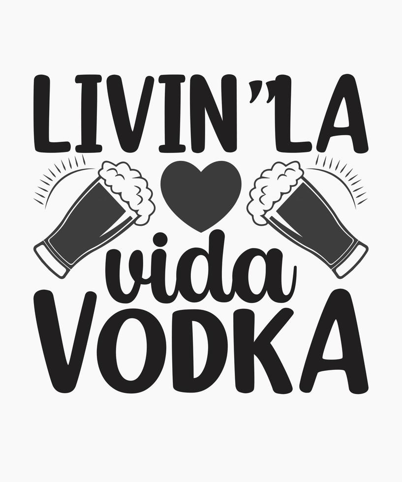 Drinking t shirt design. vector