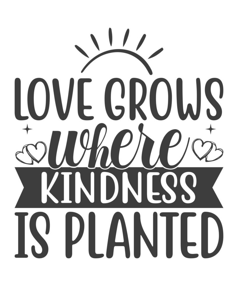 Be kind t shirt design vector