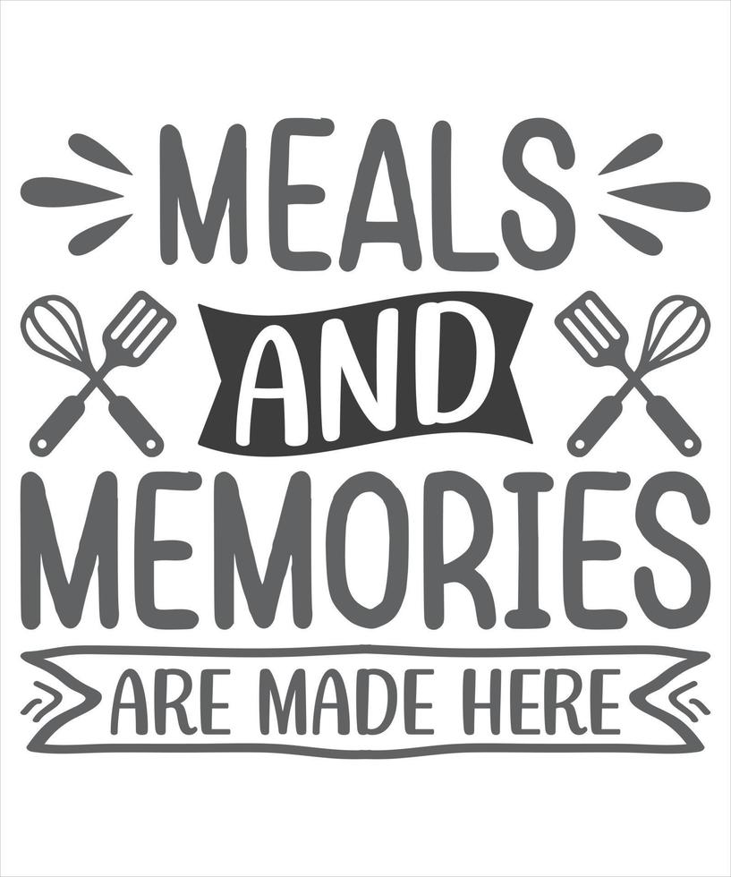 Kitchen t-shirt design. vector