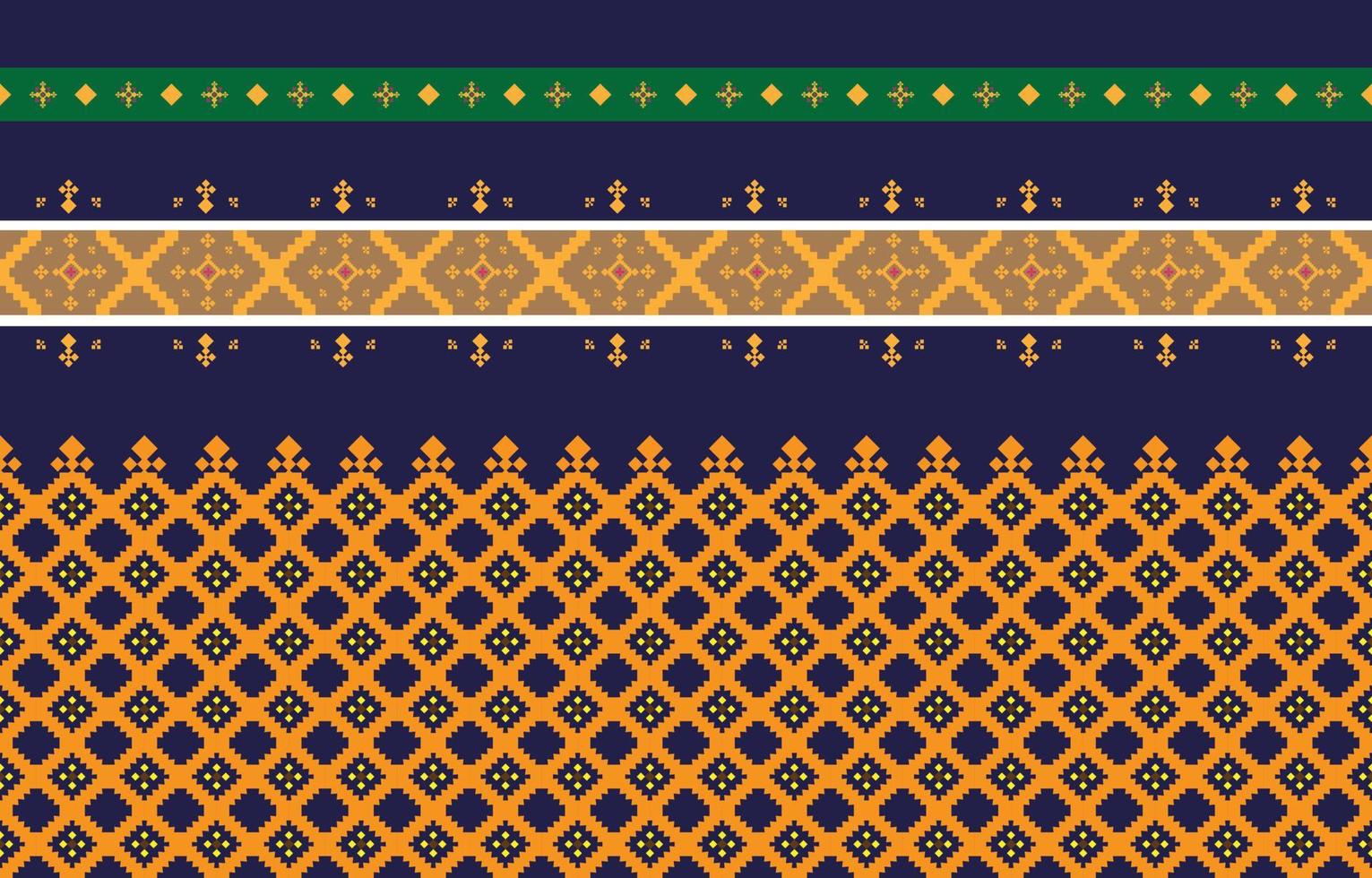 Abstract geometric and tribal patterns, usage design local fabric patterns, Design inspired by indigenous tribes. geometric Vector illustration