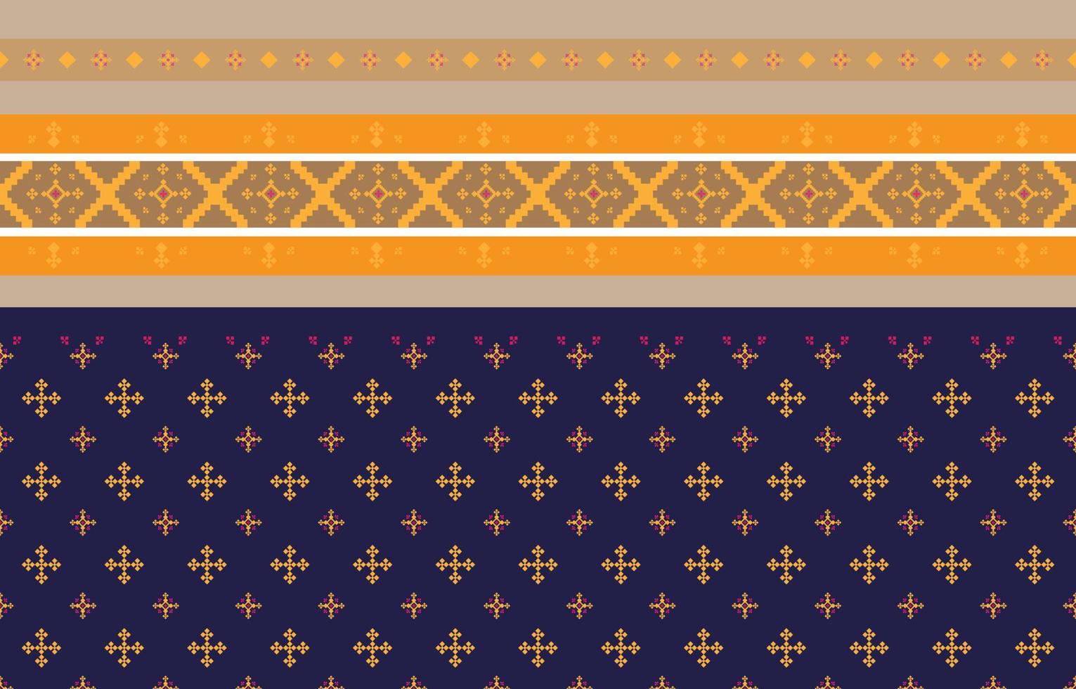 Abstract geometric and tribal patterns, usage design local fabric patterns, Design inspired by indigenous tribes. geometric Vector illustration