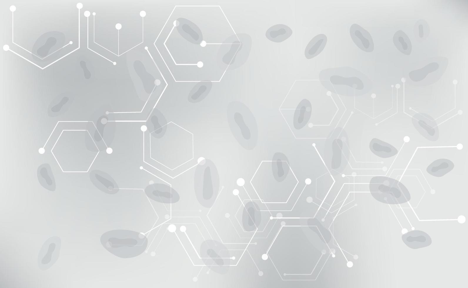 antecedentes médicos con moléculas y virus. virus de la viruela del simio. vector