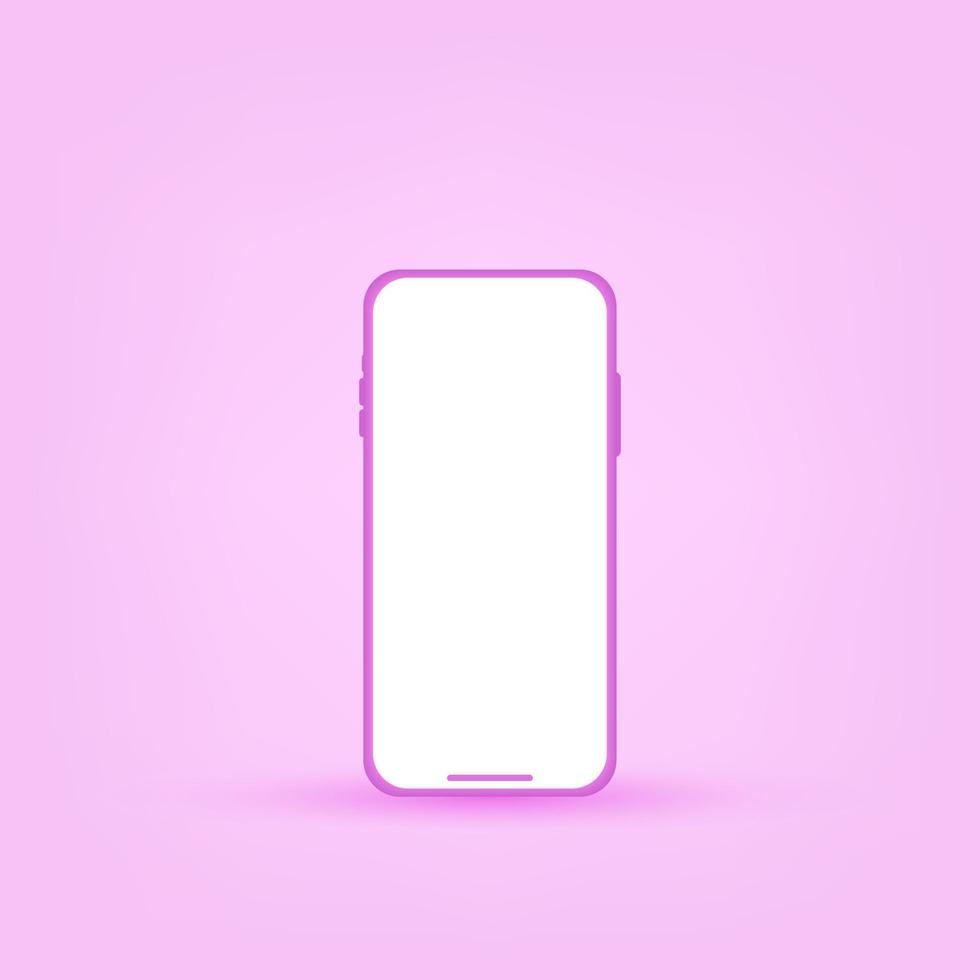 Smartphone Empty Interface vector