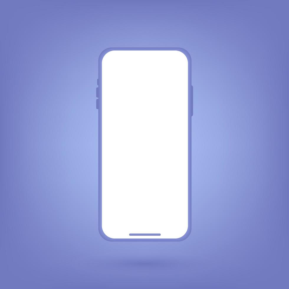 3D Smartphone Interface vector