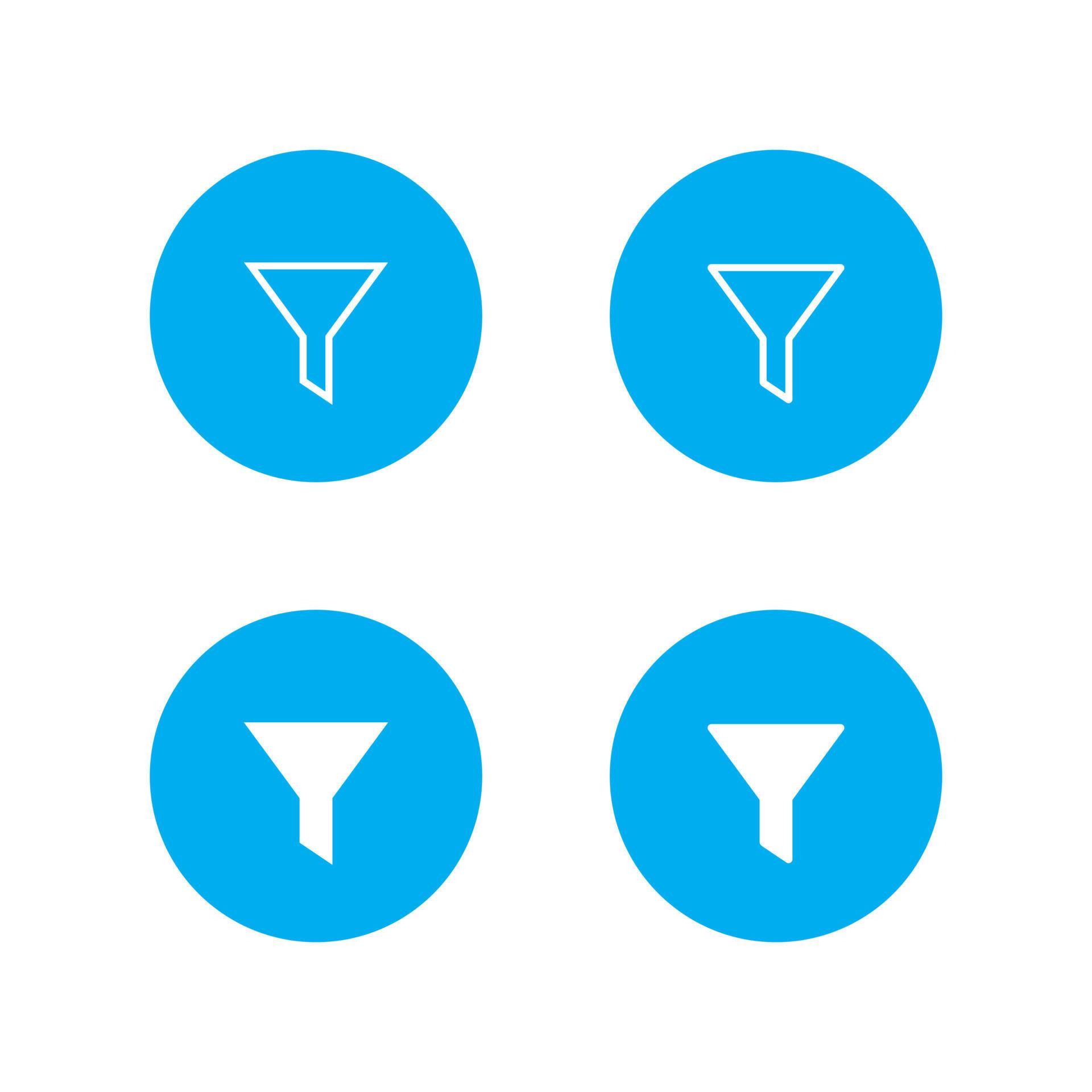 Filter icon vector in flat style for web or mobile app 8085491 Vector