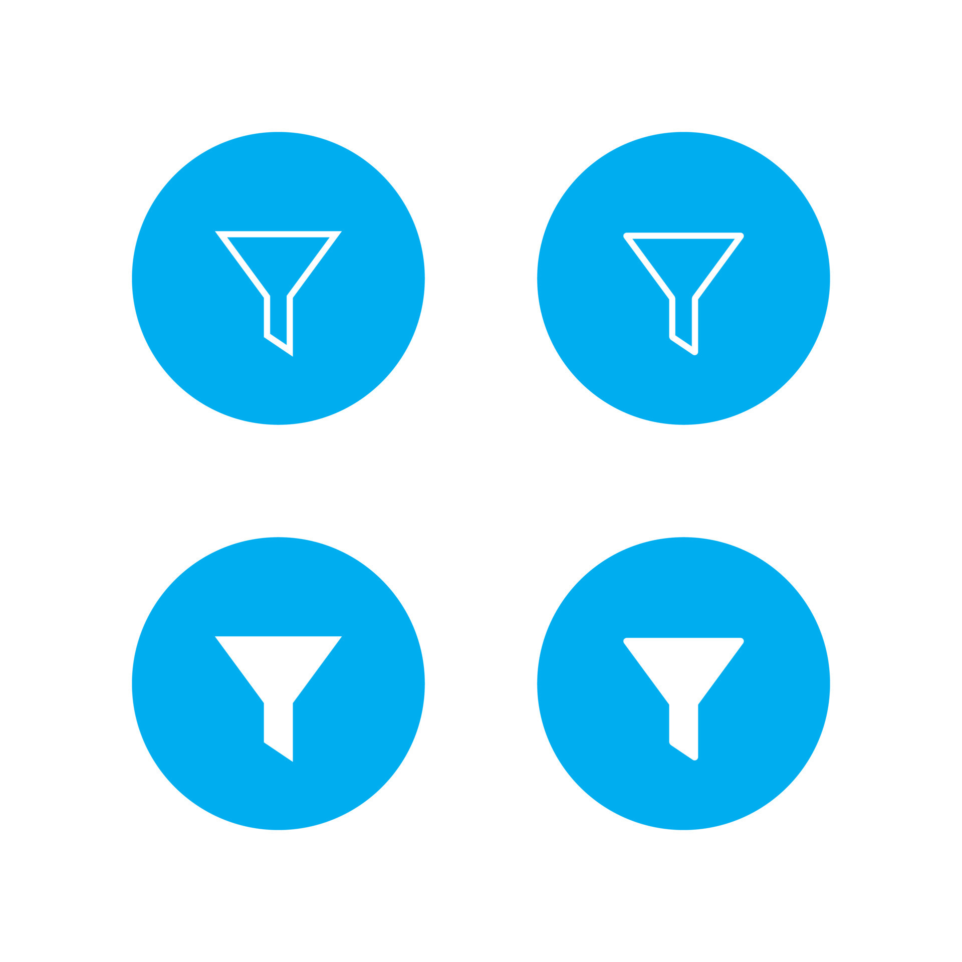 Filter icon vector in flat style for web or mobile app 8085491 ...