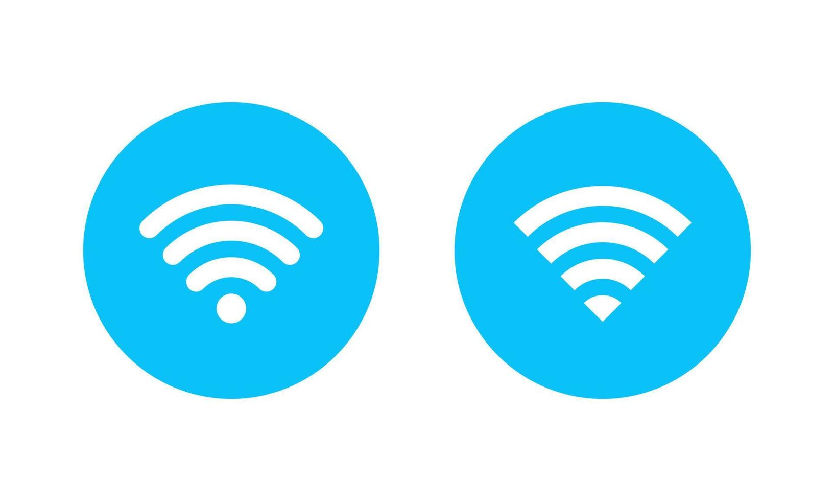 colección de conjunto de iconos wifi. vector de símbolo de signo de red inalámbrica