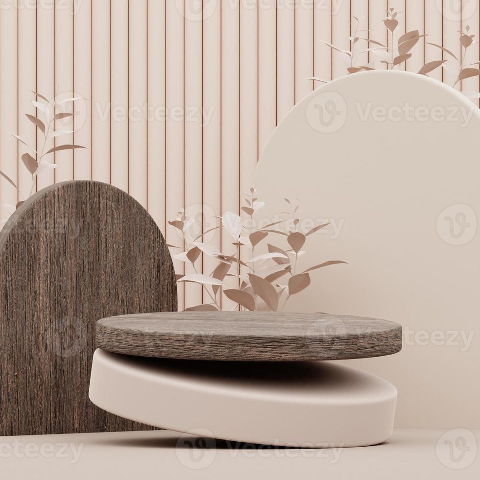 Premium High Quality  Cosmetic Product Photography Platform Background 3d render photo