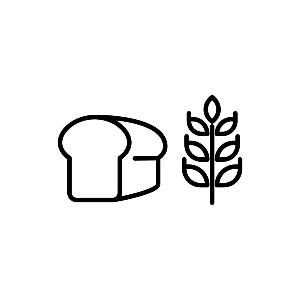 Illustration Vector Graphic of Bread Icon