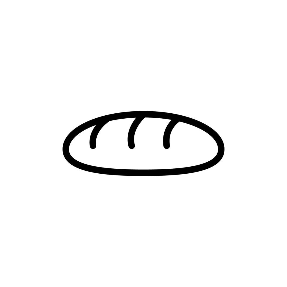 Illustration Vector Graphic of Bread Icon