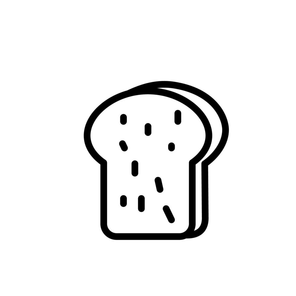 Illustration Vector Graphic of Bread Icon