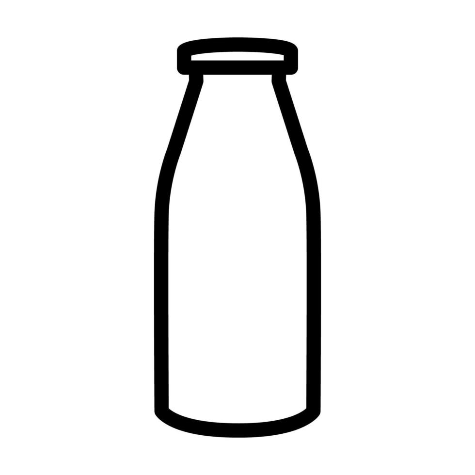 Illustration Vector Graphic of Milk Bottle Icon