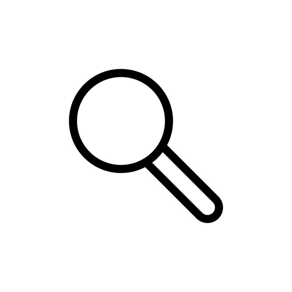 Illustration Vector Graphic of Magnifying Icon