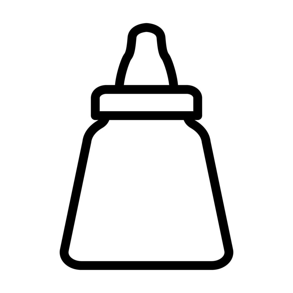 Illustration Vector Graphic of Milk Bottle Icon