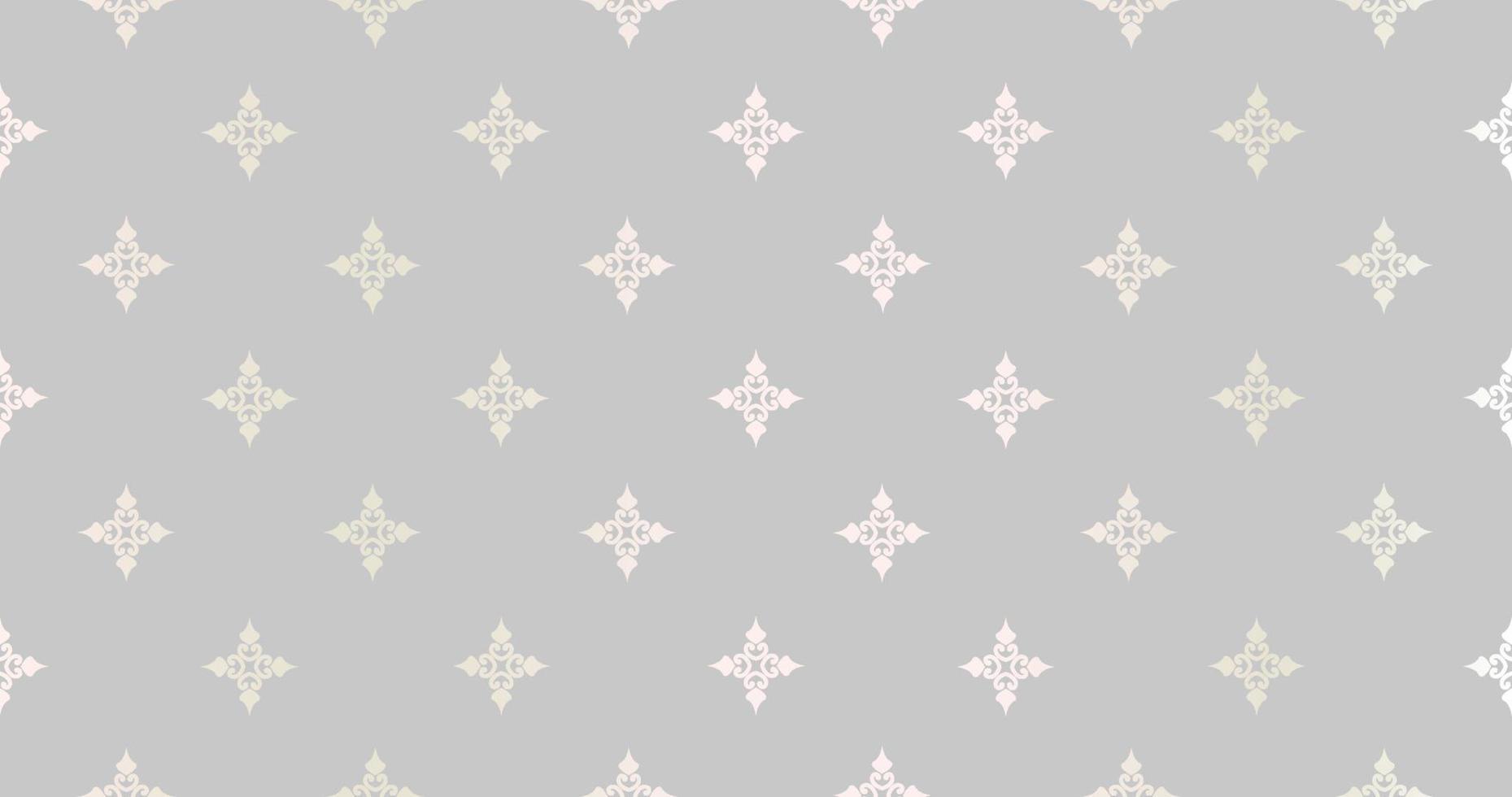 Abstract seamless pattern. Arabic line ornament with geometric shapes. Linear floral ornamental texture. Artistic backdrop in arab orient textile style. vector