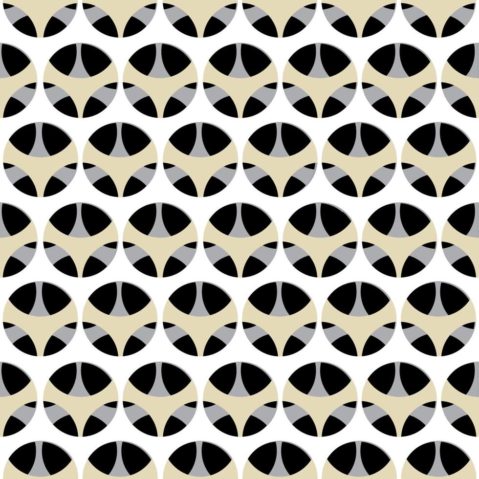 Abstract seamless pattern. Artistic geometric ornamental backdrop. Circles.Good for fabric, textile, wallpaper or package background design vector