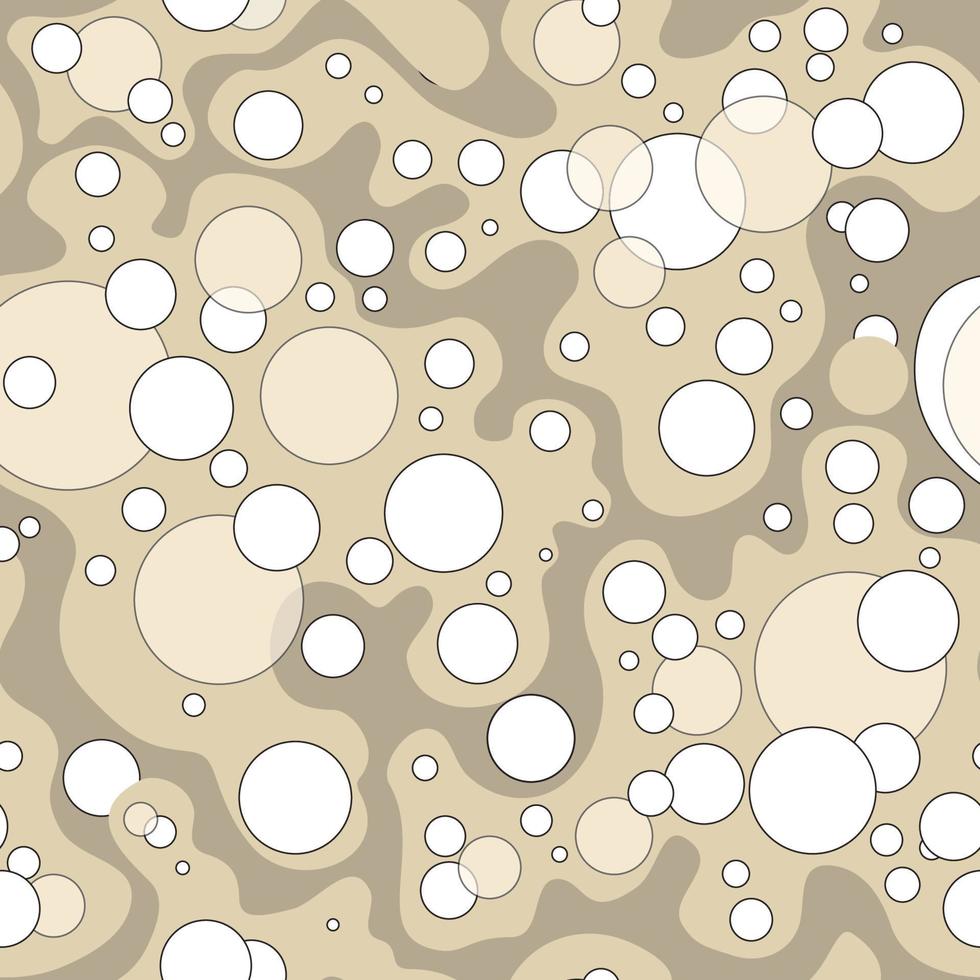 patrón geométrico abstracto sin fisuras. fondo ornamental de burbujas. círculos vector