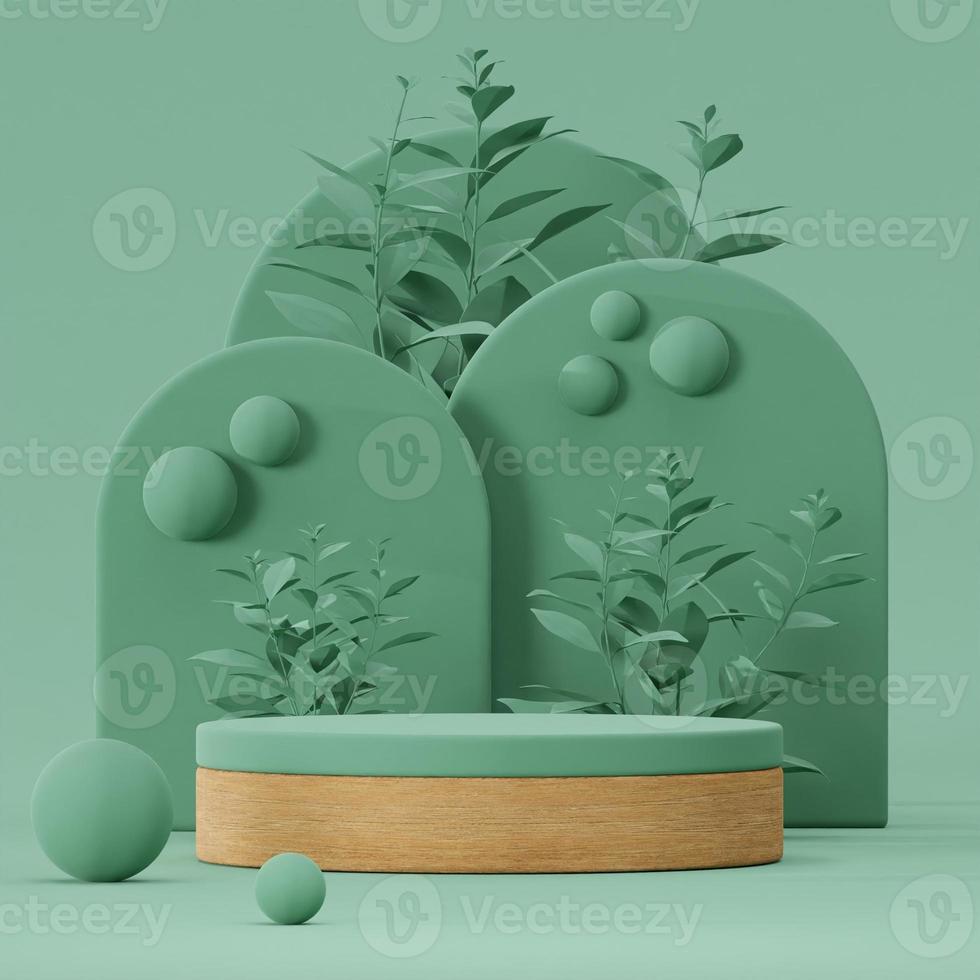 Premium High Quality  Cosmetic Product Photography Platform Background 3d render photo