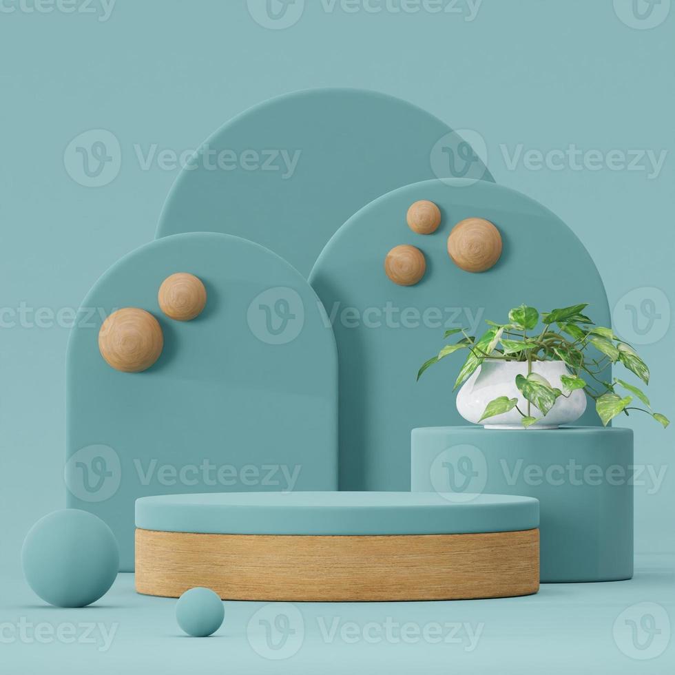 Premium High Quality  Cosmetic Product Photography Platform Background 3d render photo