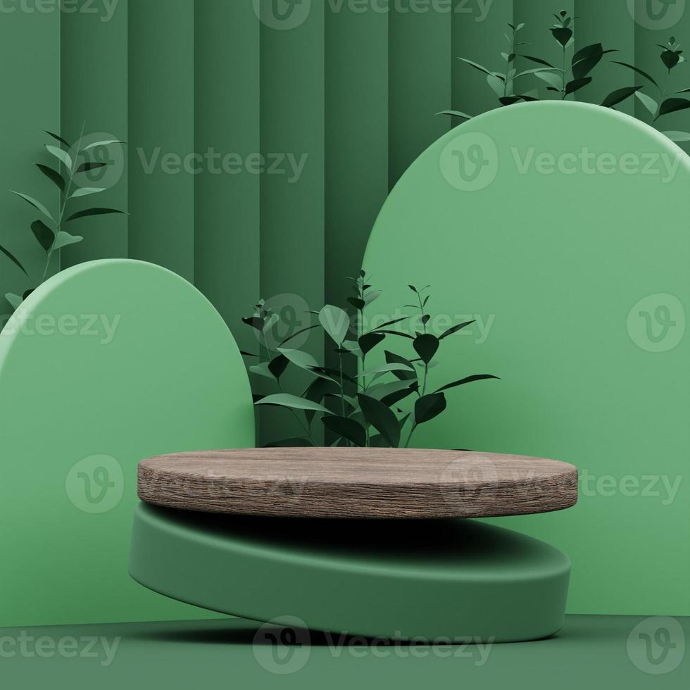 Premium High Quality  Cosmetic Product Photography Platform Background 3d render photo