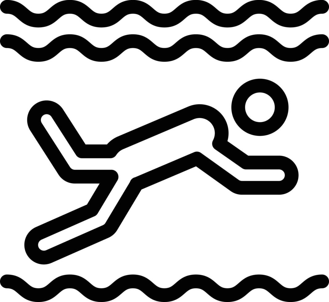 swimming person vector illustration on a background.Premium quality symbols.vector icons for concept and graphic design.