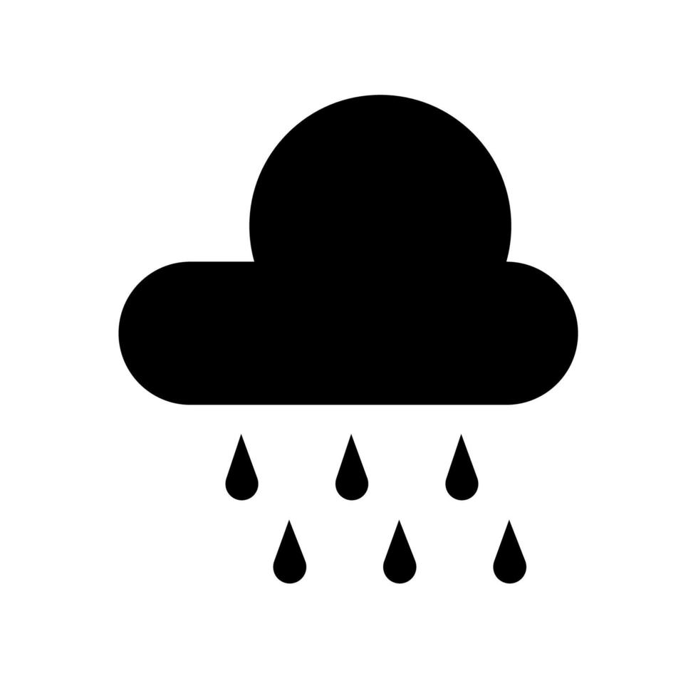 Illustration Vector Graphic of  Rain Icon