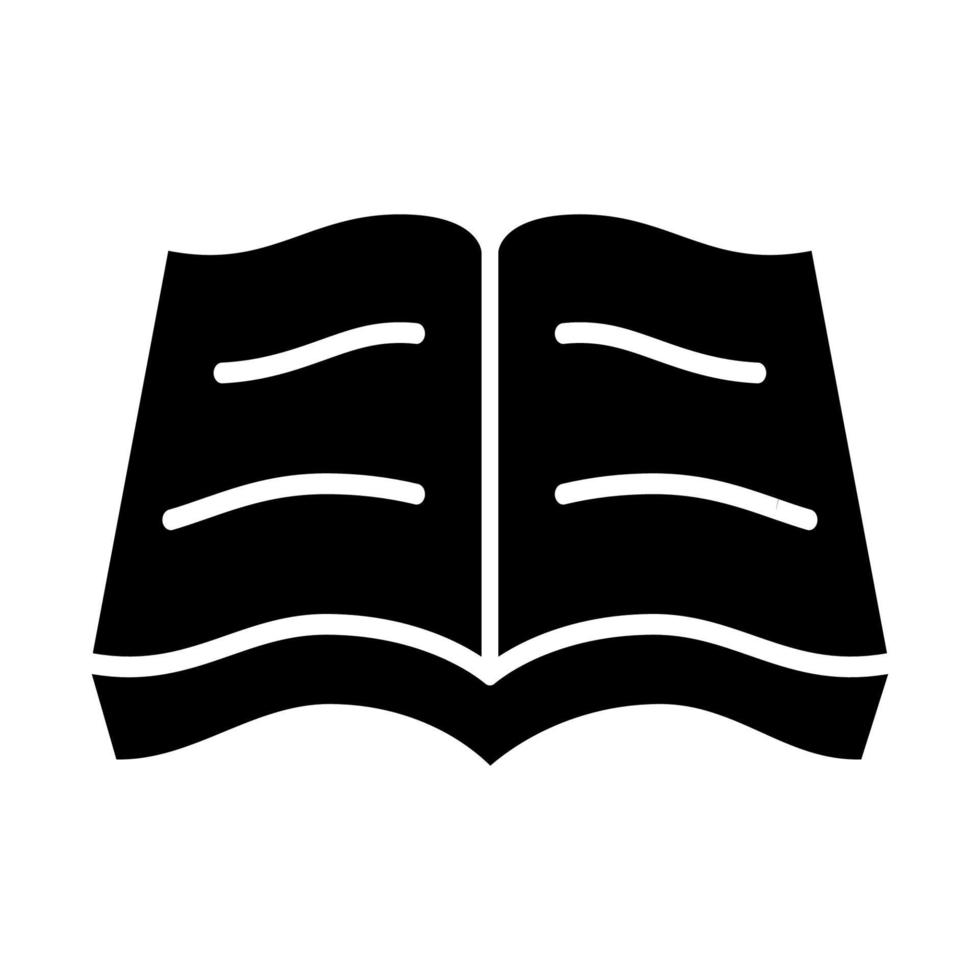 ilustración vectorial gráfico del icono del libro vector