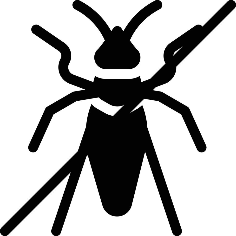 ninguna ilustración vectorial de insectos en un fondo. símbolos de calidad premium. iconos vectoriales para el concepto y el diseño gráfico. vector