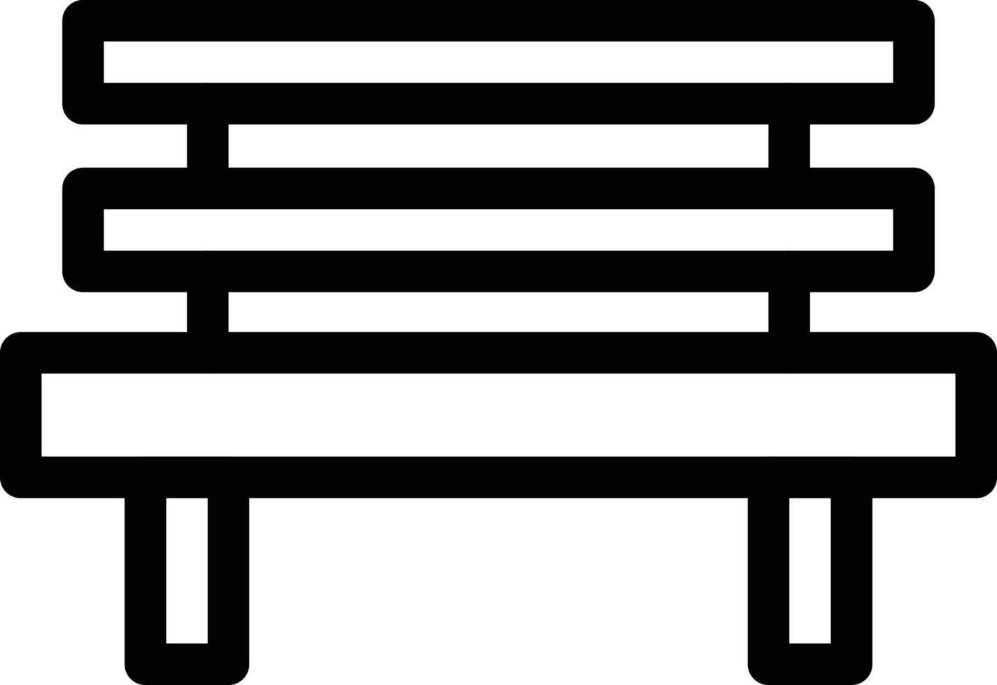 bench vector illustration on a background.Premium quality symbols.vector icons for concept and graphic design.