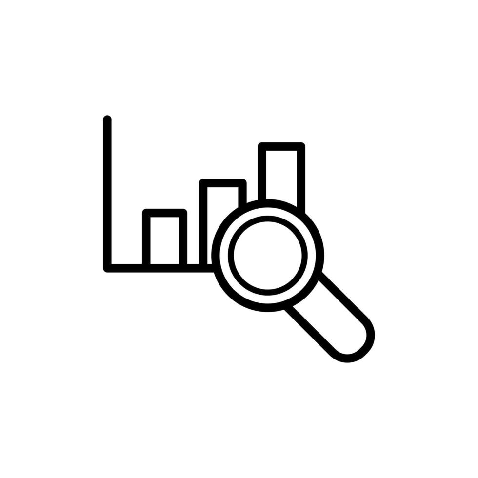 Illustration Vector Graphic of Magnifying Icon