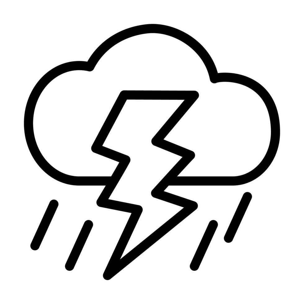 Illustration Vector Graphic of Storm Icon