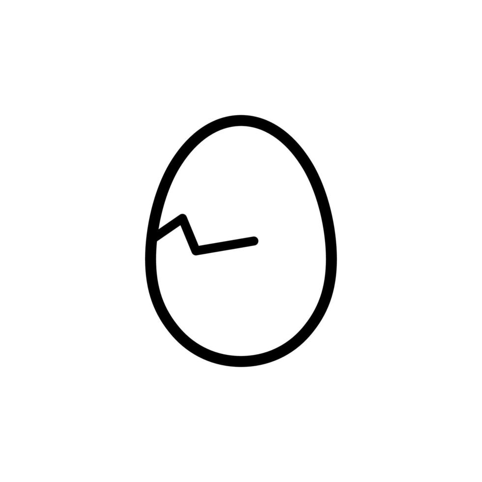 Illustration Vector graphic of egg icon